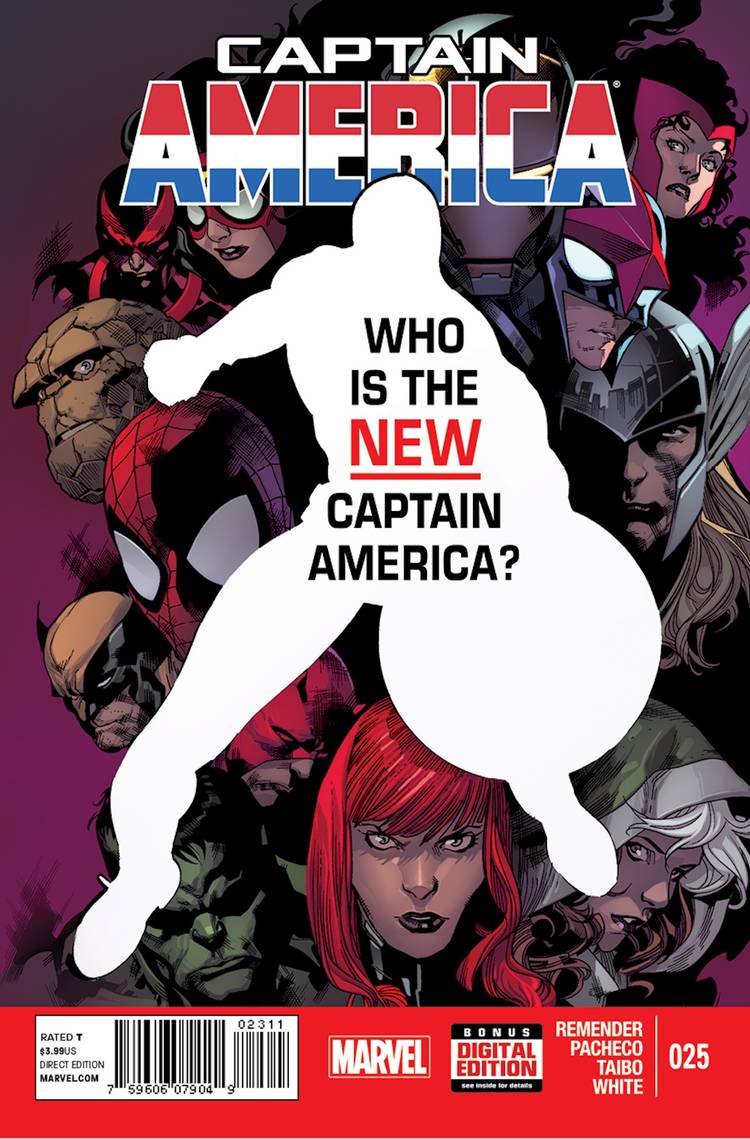 Captain America 25 Main Cover