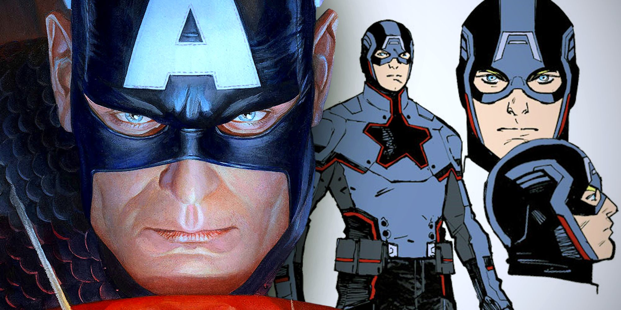 Captain America Alex Ross Art with New Secret Mission Uniform