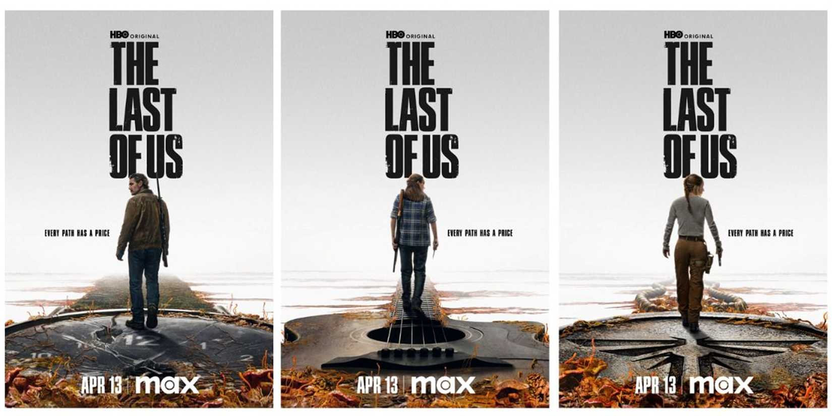 Character posters for The Last of Us season 2