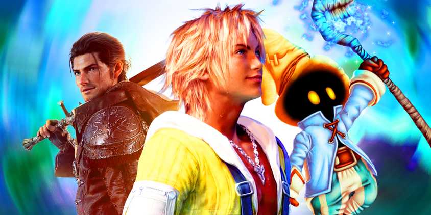 Characters from various Final Fantasy games