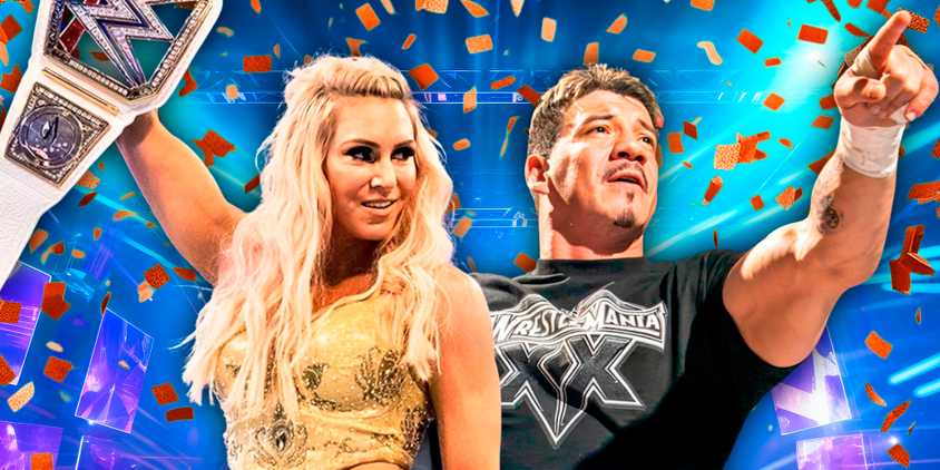 Charlotte Flair and Eddie Guerrero