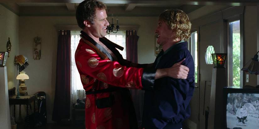 Chazz hugging John in Wedding Crashers