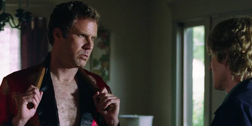 Chazz with his nunchucks in Wedding Crashers