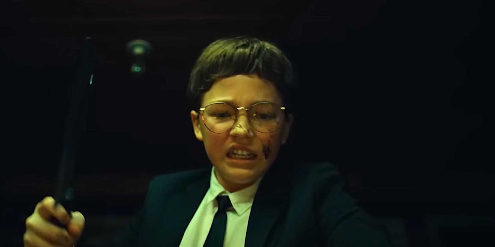 Christian Convery's young Hal wields a hammer in The Monkey 2025