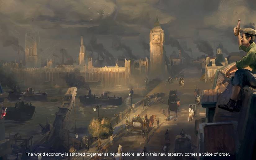 Civ 7 America Modern Economy Victory Artwork