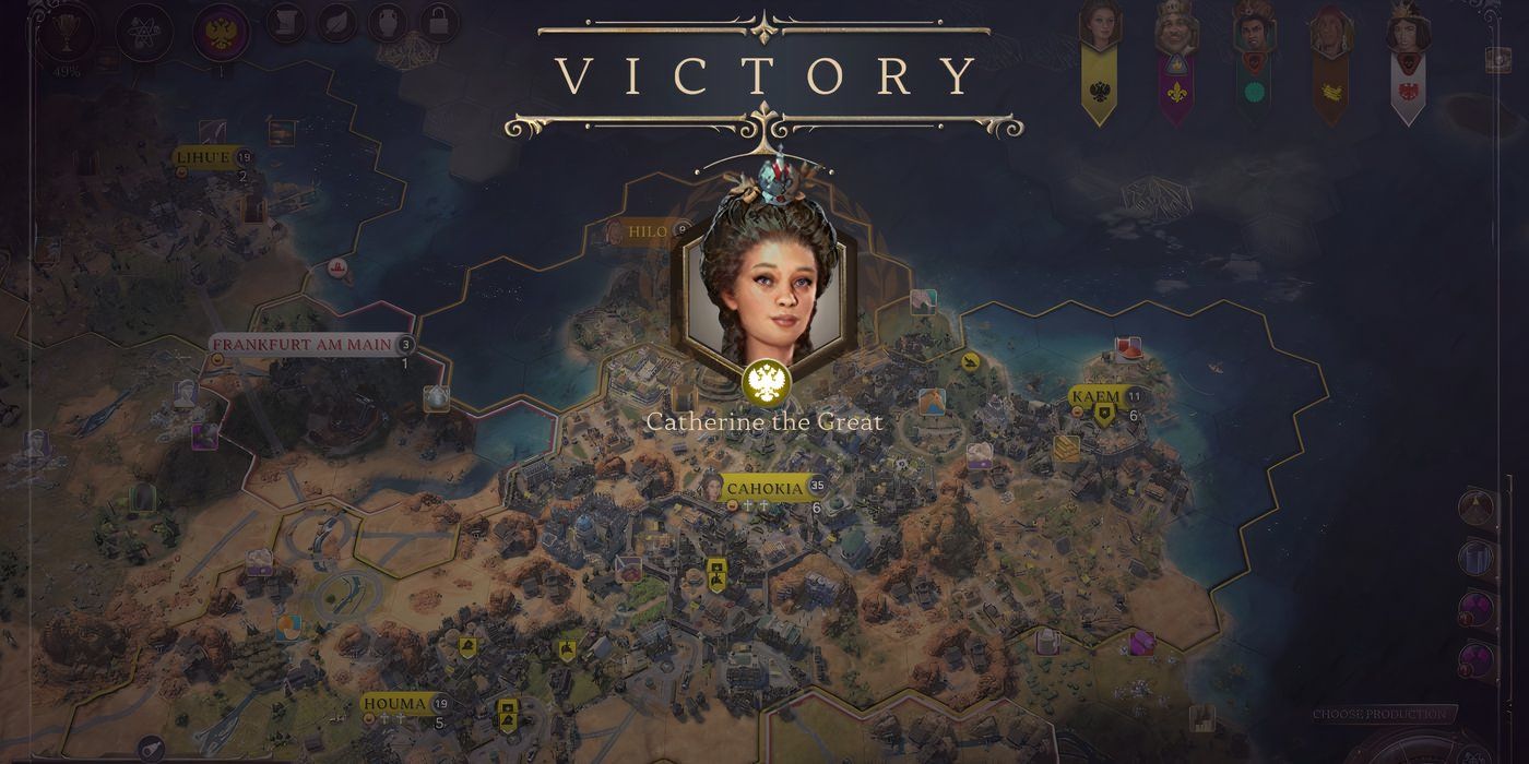 Civ 7 Catherine the Great Victory 