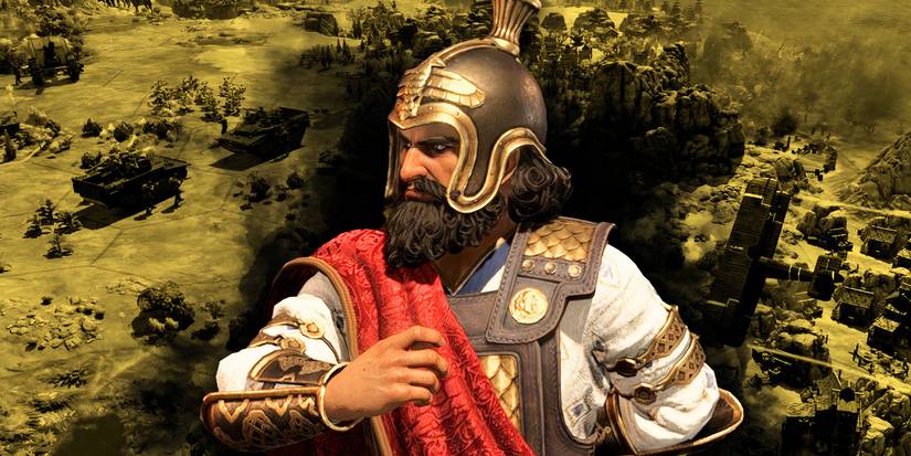 Civ 7 Dark Ages Cover Image With Xerxes