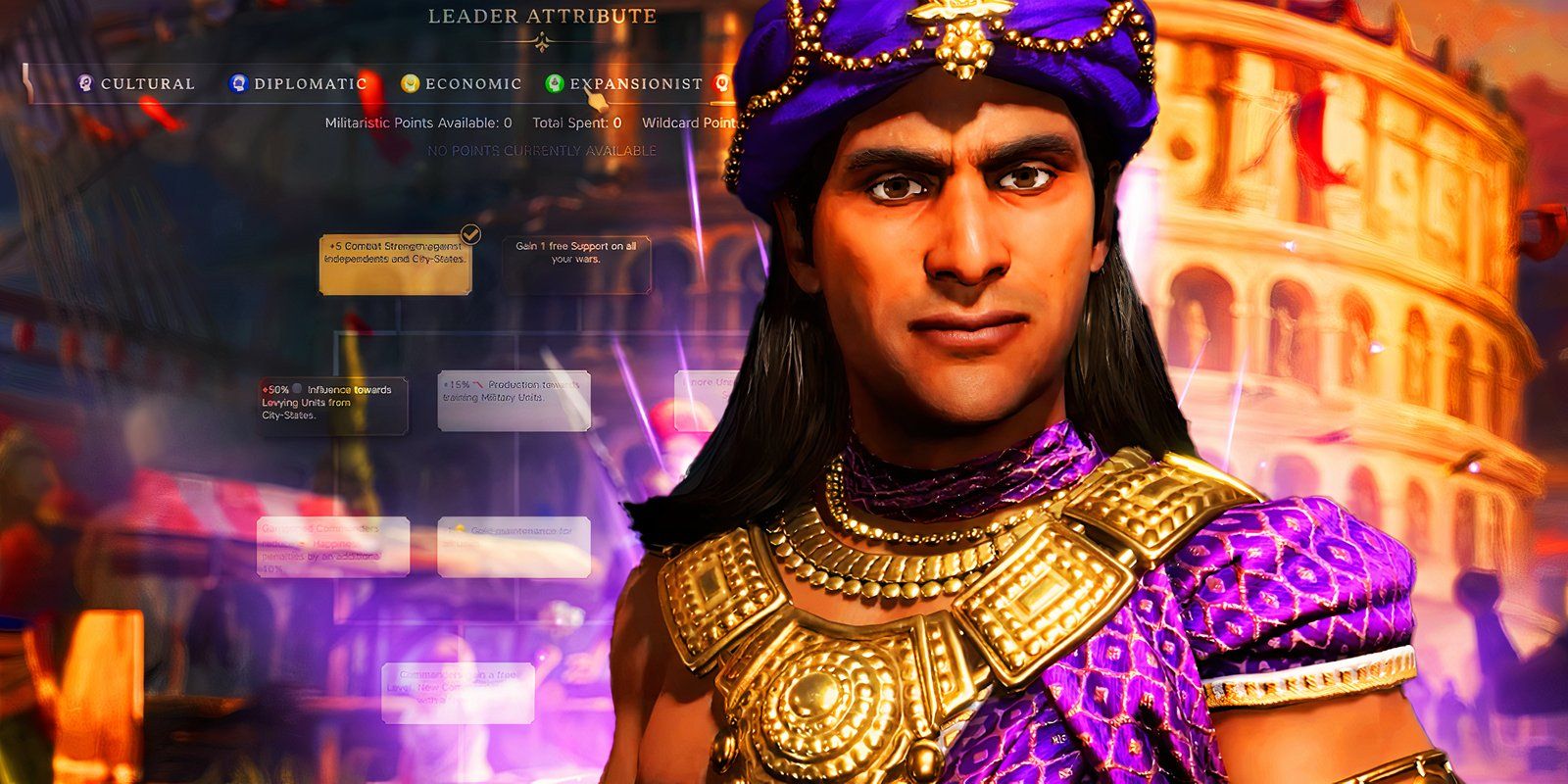 Civ 7 Legend Attribute Tree Unlock Cover Image with Ashoka