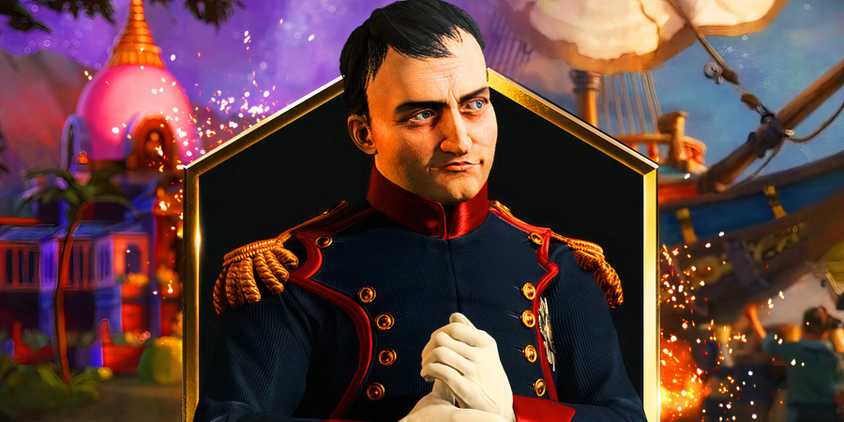 Civ 7 One Civilization Weird Cover Image with Napoleon
