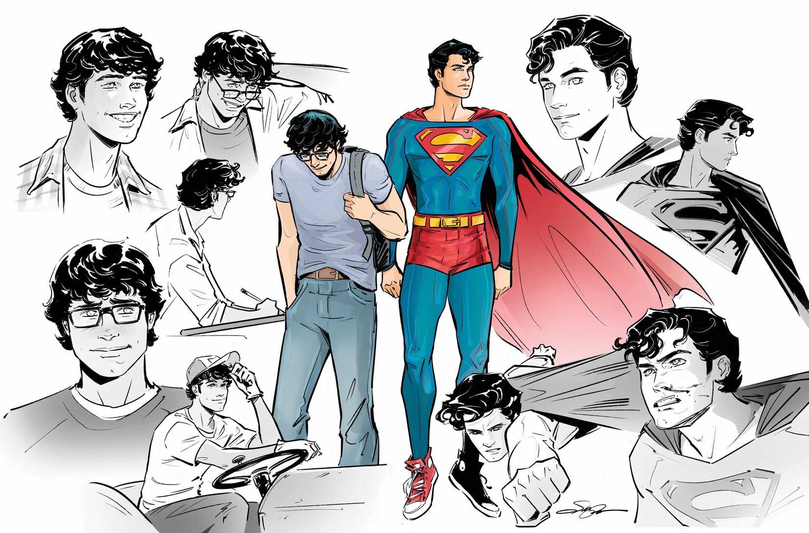Clark Kent as Superboy Character Design_Skylar_Patridge