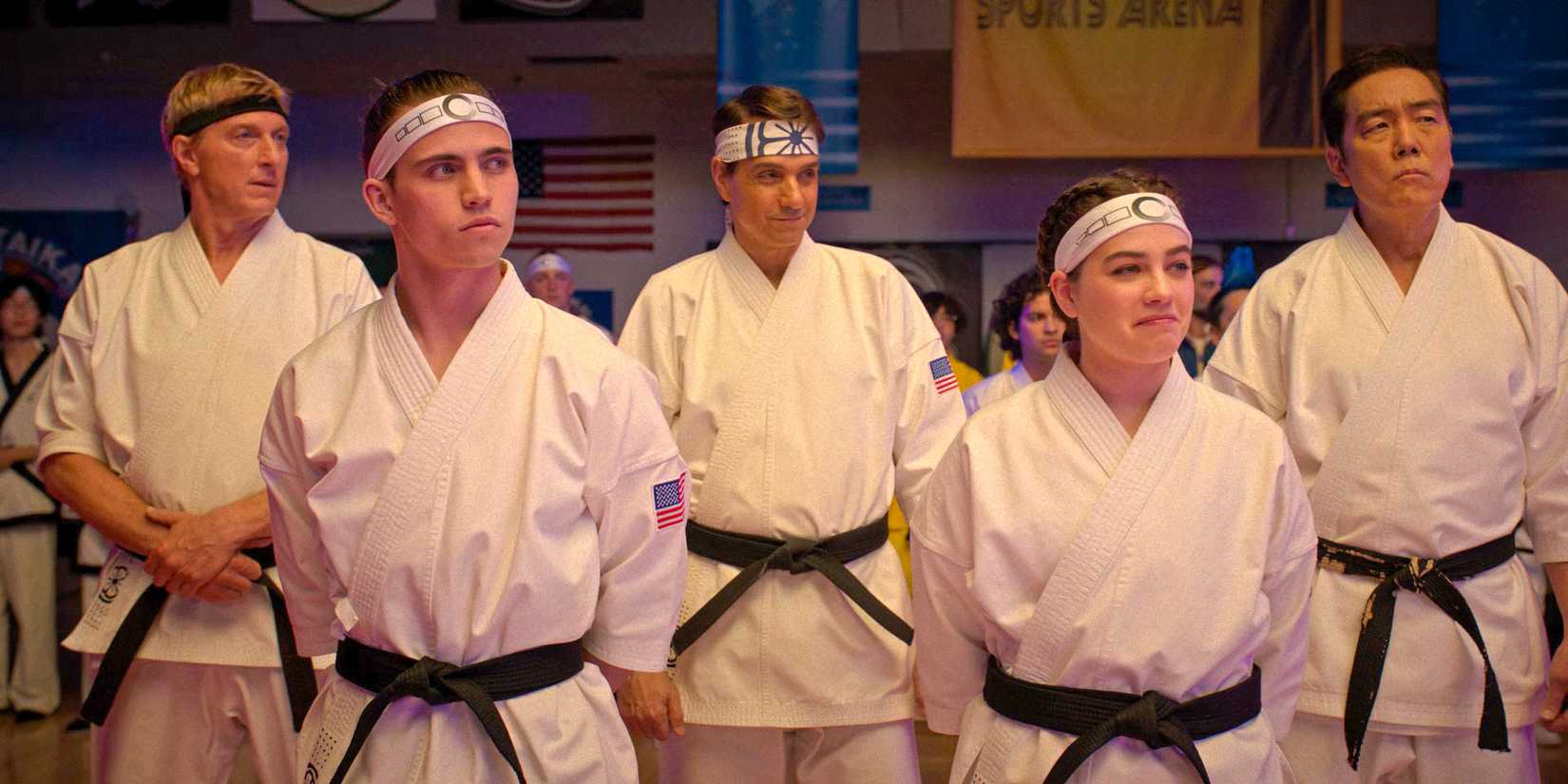 Miyagi-Do at the Sekai Taikai in Cobra Kai Season 6 Ep 13