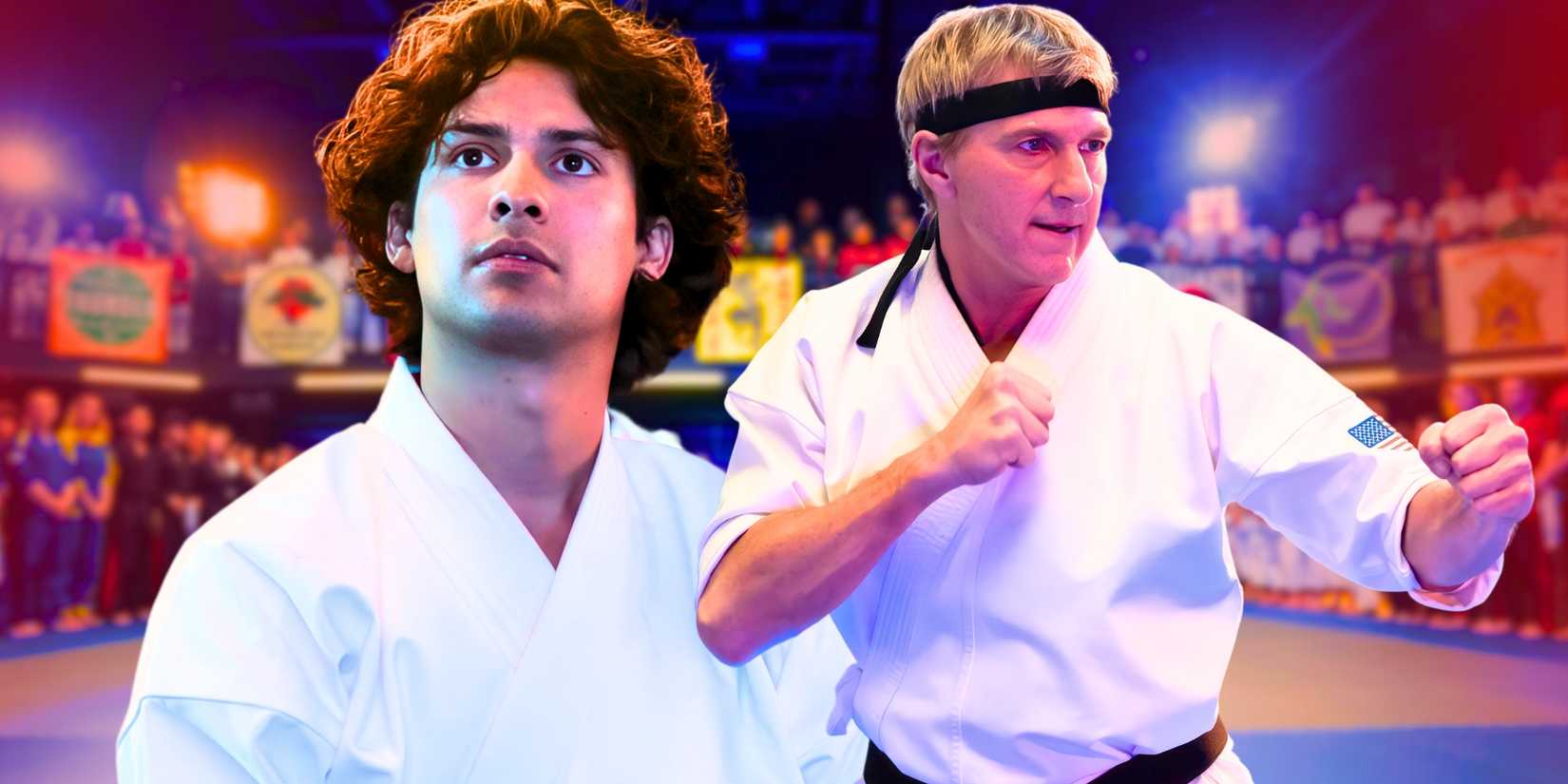 Custom image of Miguel and Johnny in Cobra Kai