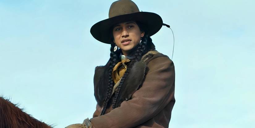 Cole Brings Plenty as Pete riding his horse in 1923