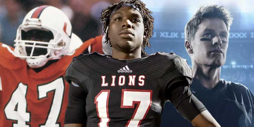 Collage of The U, Last Chance U, and Man in the Arena.