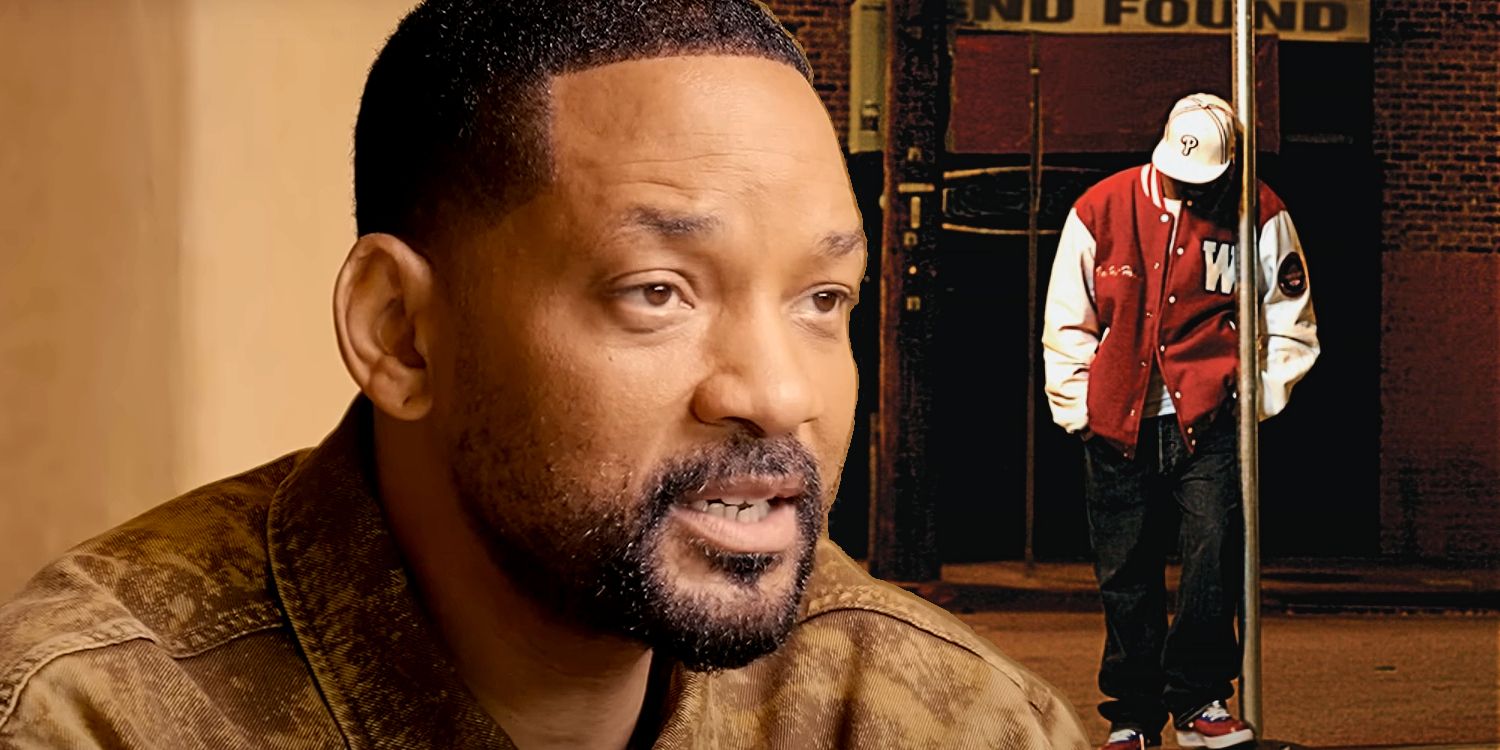 Collage of Will Smith today and his 2005 Lost and Found album cover-1