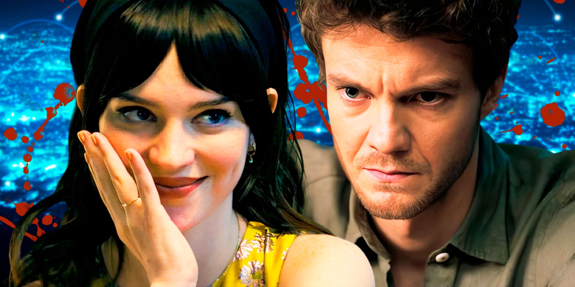 Companion - Iris smiling and Josh looking worried
