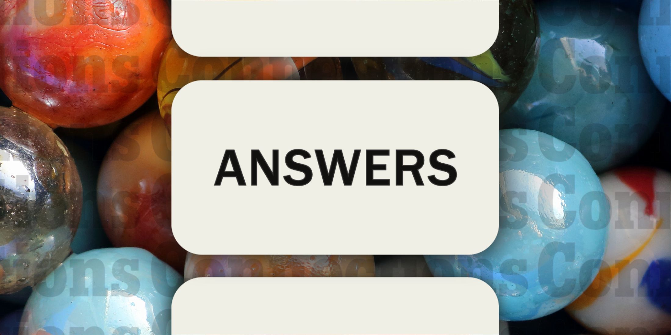 Marbles in Connections Answers February 28