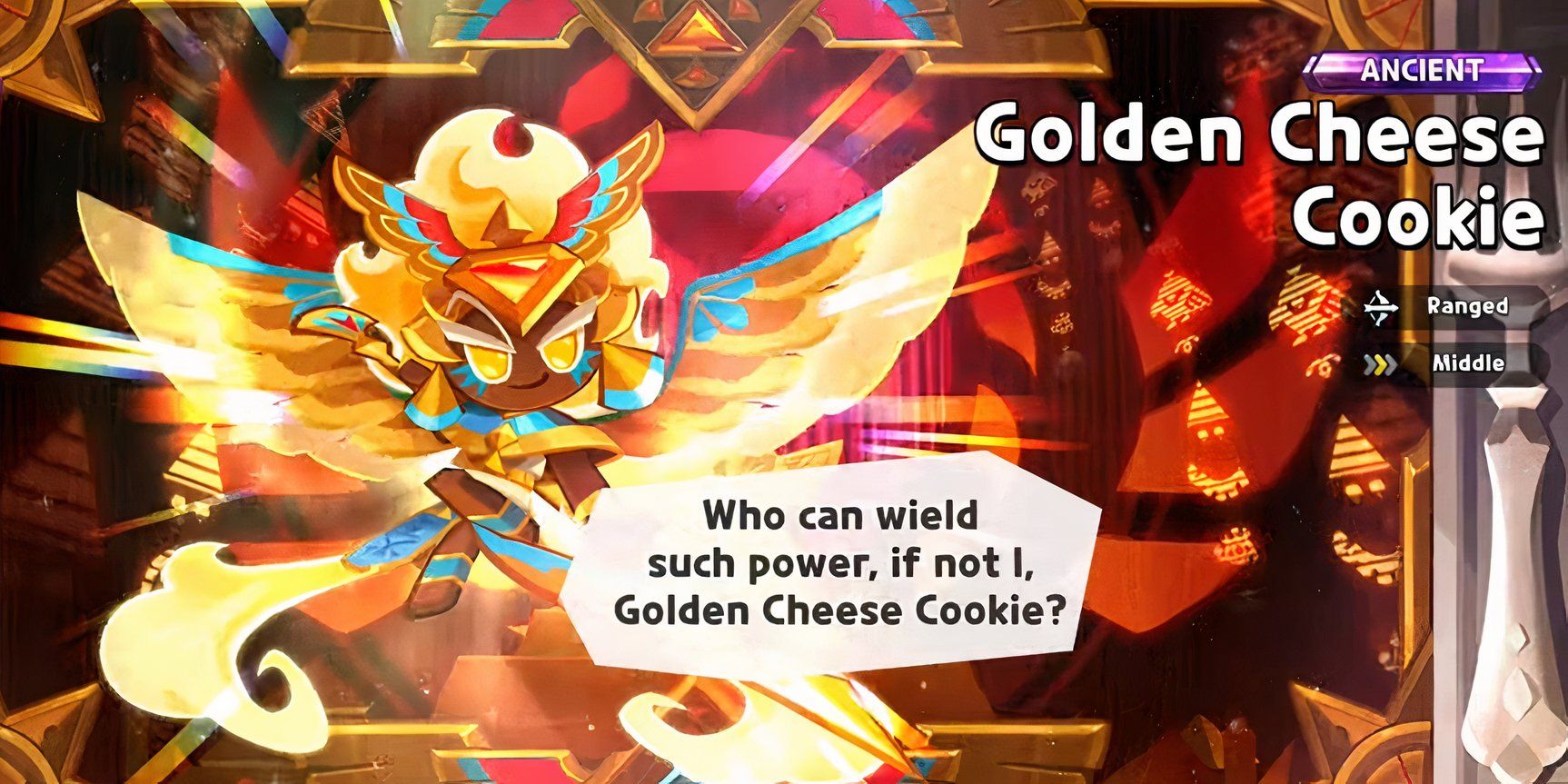 Cookie Run Kingdom First Encounter Gacha Art Awakened Immortal Golden Cheese Cookie