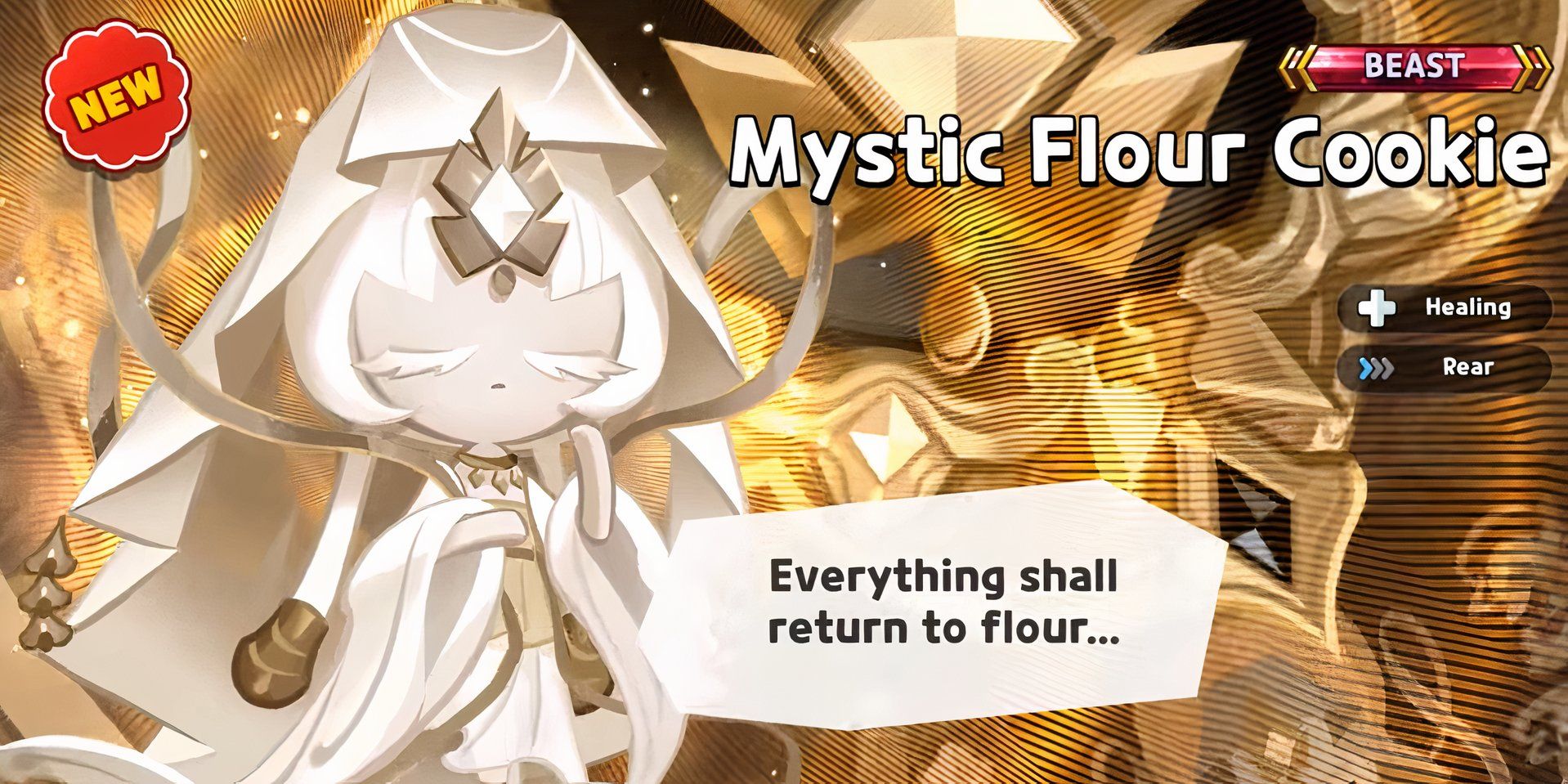 Cookie Run Kingdom First Encounter Gacha Art Mystic Flour Cookie