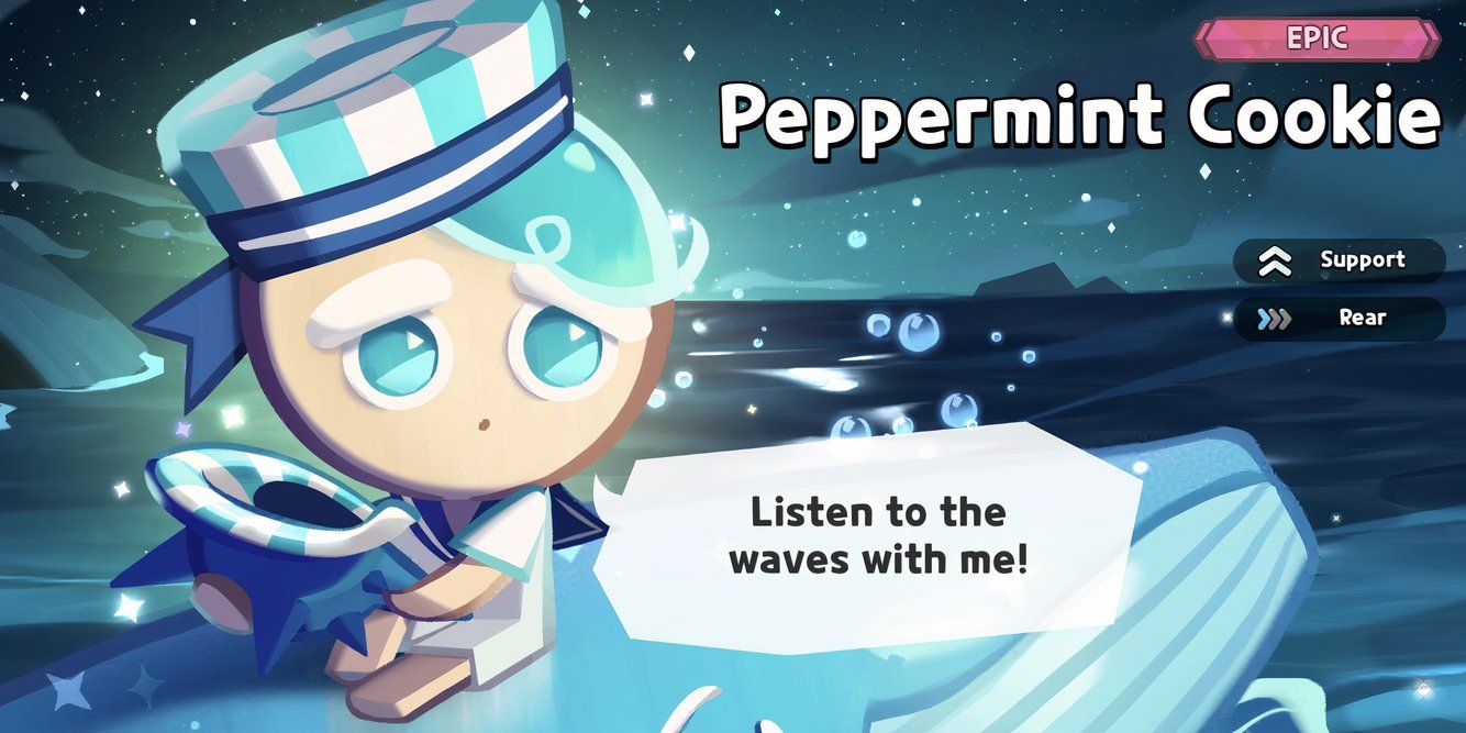 Cookie Run Kingdom First Encounter Gacha Art Peppermint Cookie