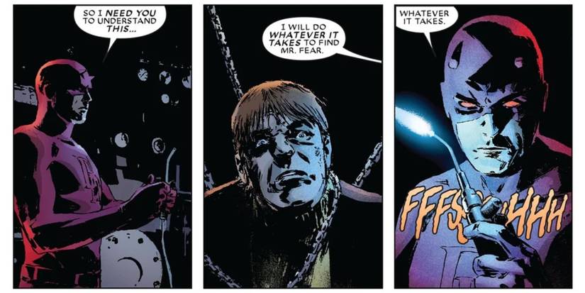 Panel from Brubaker's Daredevil