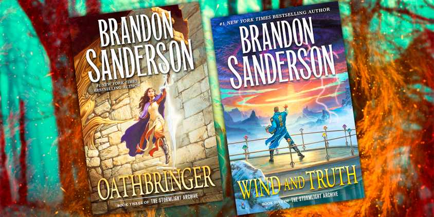 Covers of Oathbringer and Wind and Truth