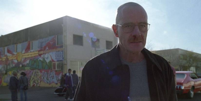 Bryan Cranston as Walter White after blowing up Tuco's office in Crazy Handful Of Nothin'