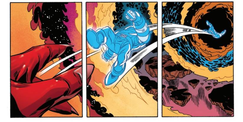 Cytorrak flings Juggernaut back to Earth to fight the X-Men from the Crimson Cosmos in The Amazing Spider-Man #68.DEATH