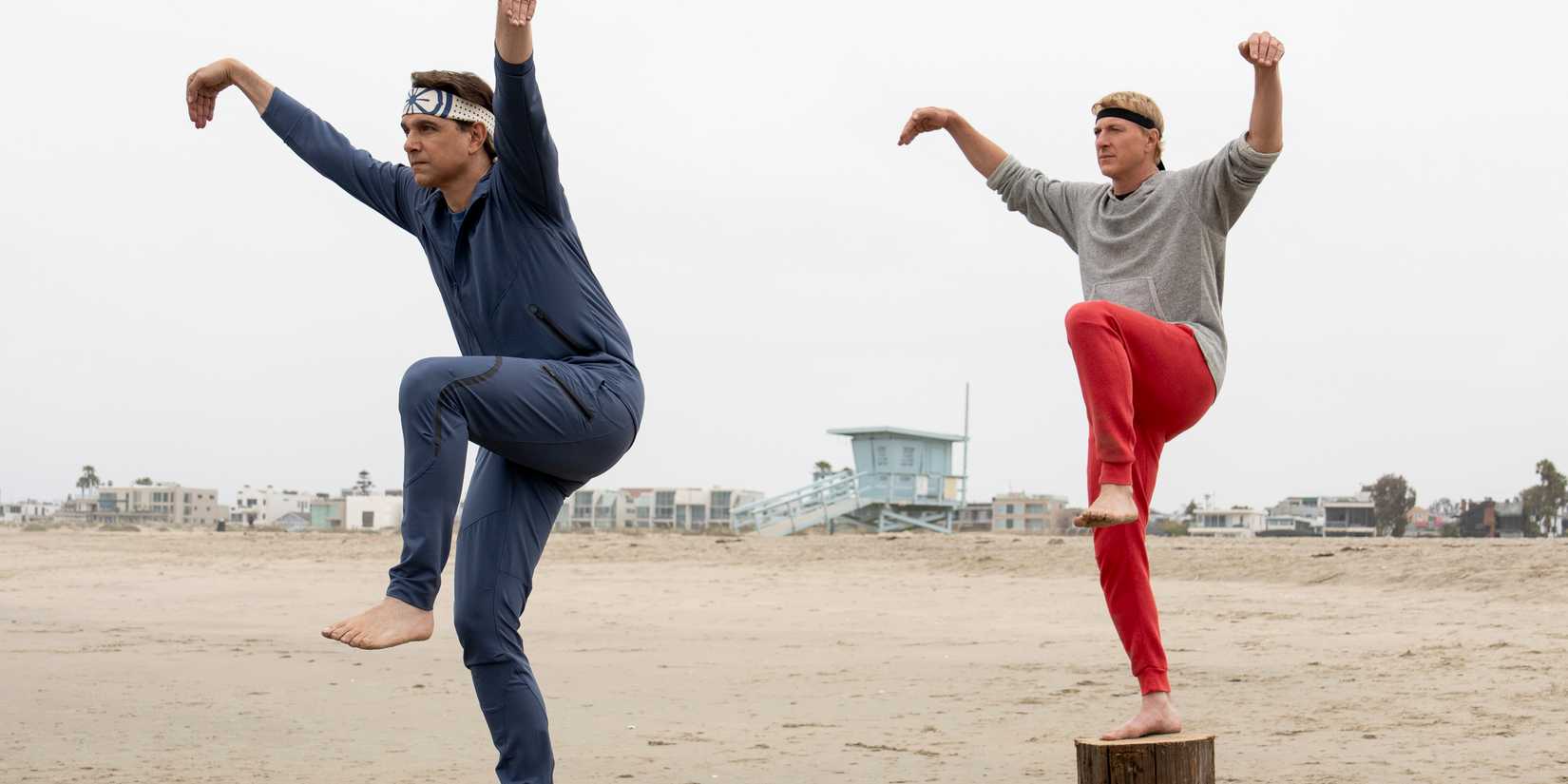 Daniel and Johnny training in Cobra Kai season 6, part 3