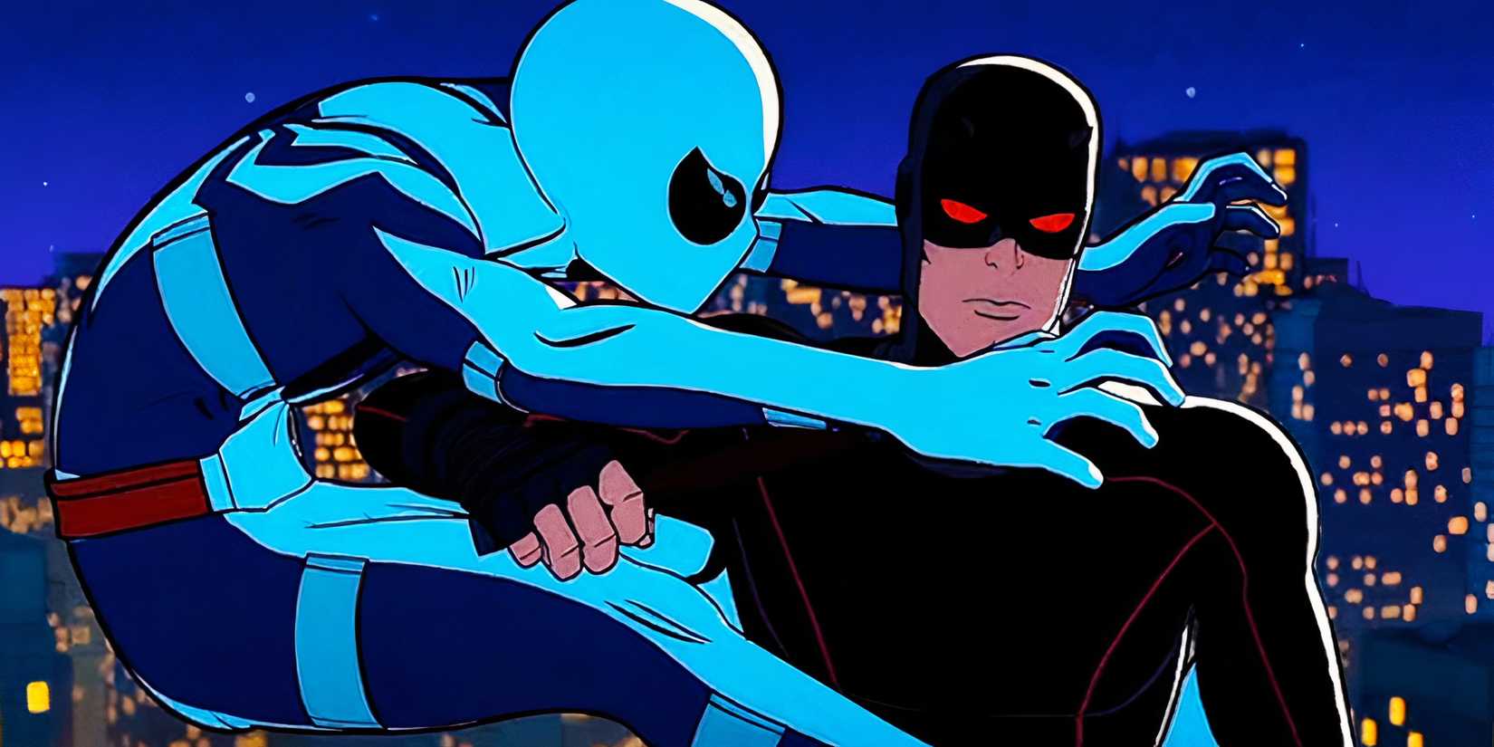 Daredevil fighting Spider-Man in Your Friendly Neighborhood Spider-Man