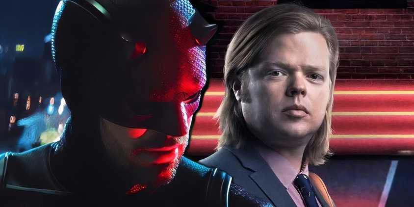 MCU's Daredevil with Foggy Nelson behind him.