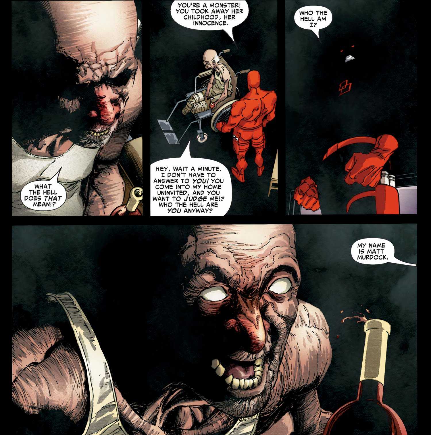 Daredevil Reveals His Identity to Maggie's Father Marvel
