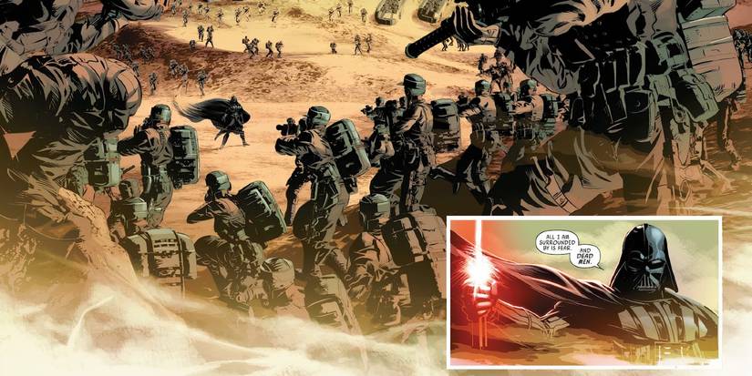 Darth Vader Versus Rebels in Vader Down with Vader's "Dead Men" line