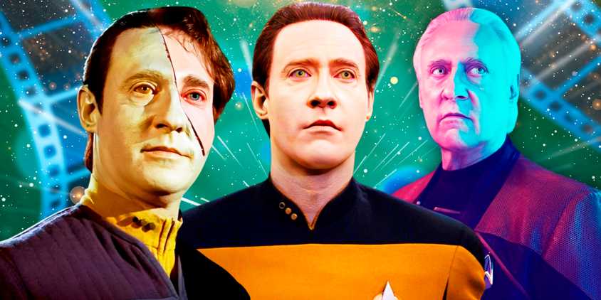 Data (Brent Spiner) from Star Trek TNG, First contact, and Star Trek Picard