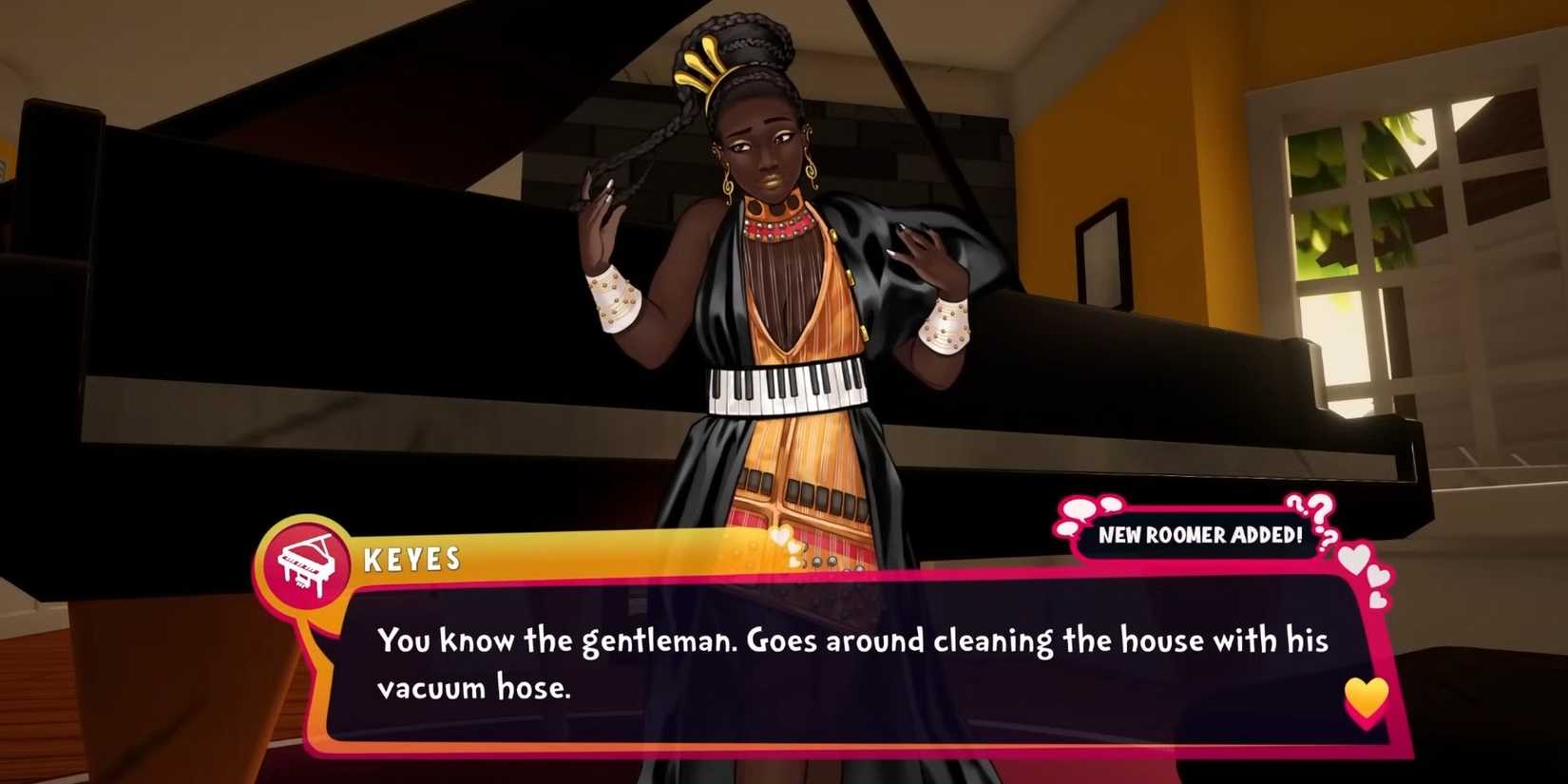 Date Everything's Keyes talks to players.