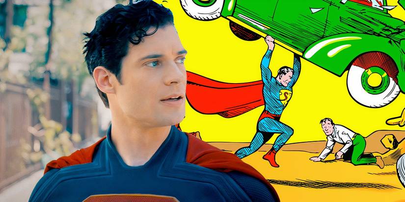 David Corenswet as Superman with Action Comics 1