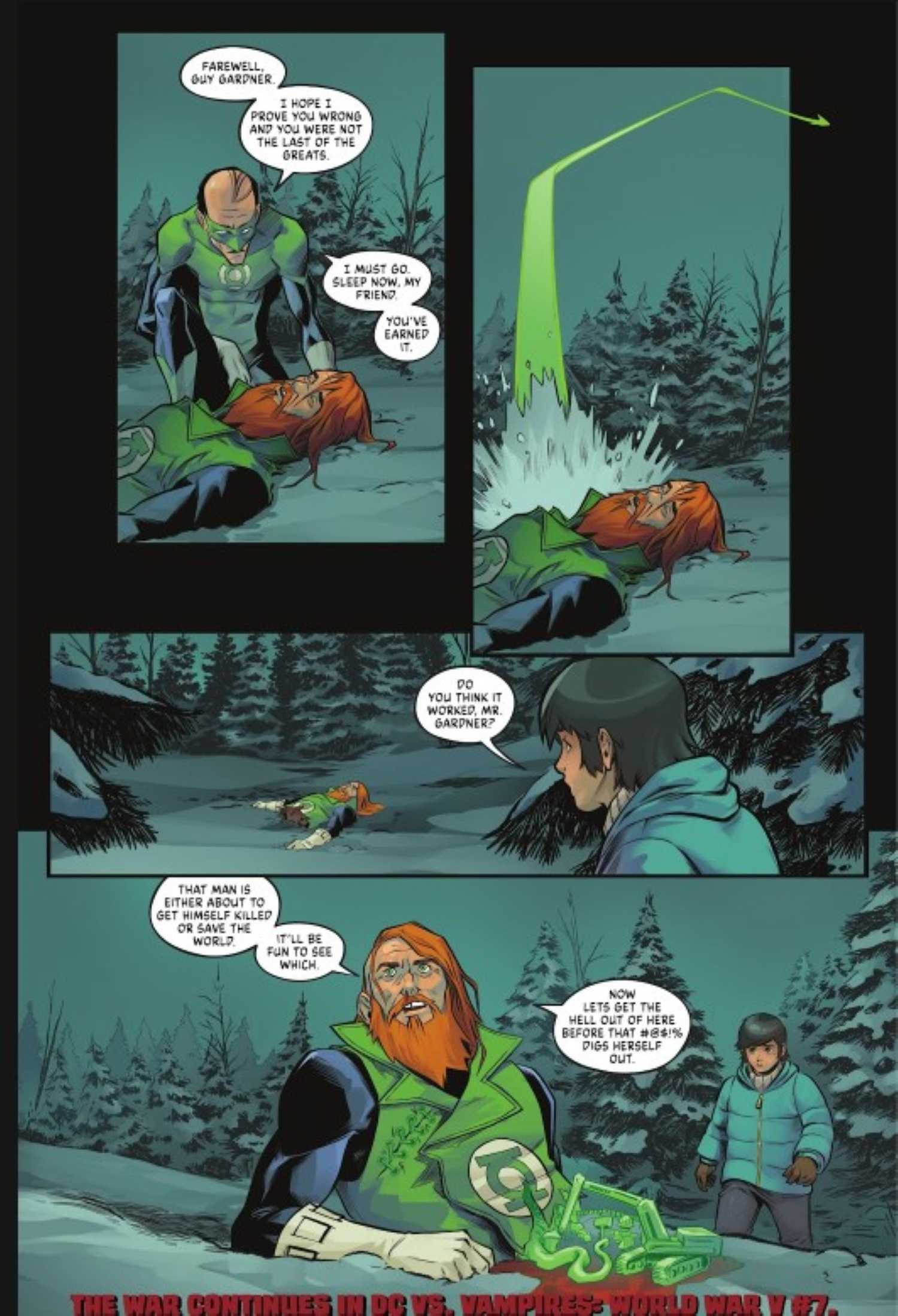 DC vs Vampires light dark special Guy Gardner 7
