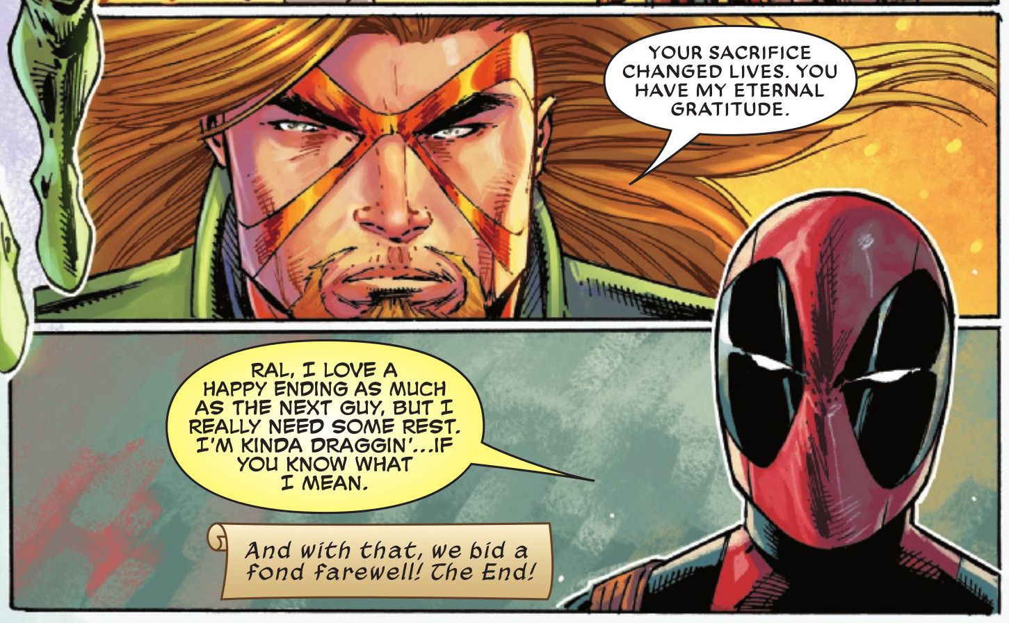 Deadpool Team Up #5 Deadpool makes a dragon pun