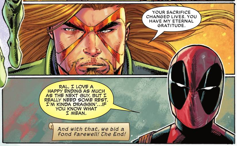 Deadpool Team Up #5 Deadpool makes a dragon pun