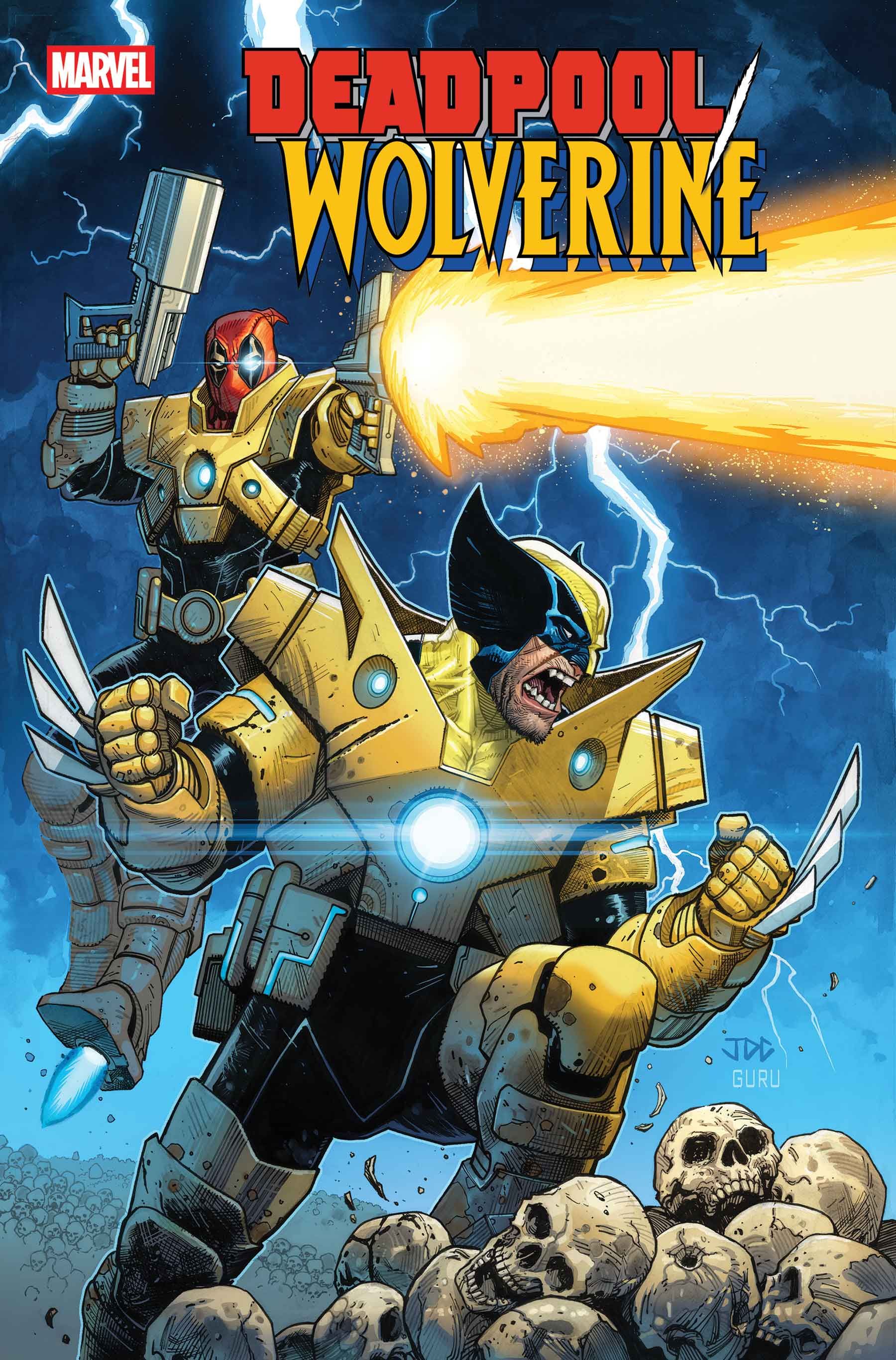 Deadpool Wolverine #5 Arte da capa cômica