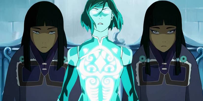 Deska, Esna, and Avatar Korra in The Legend of Korra (2012-2014) 