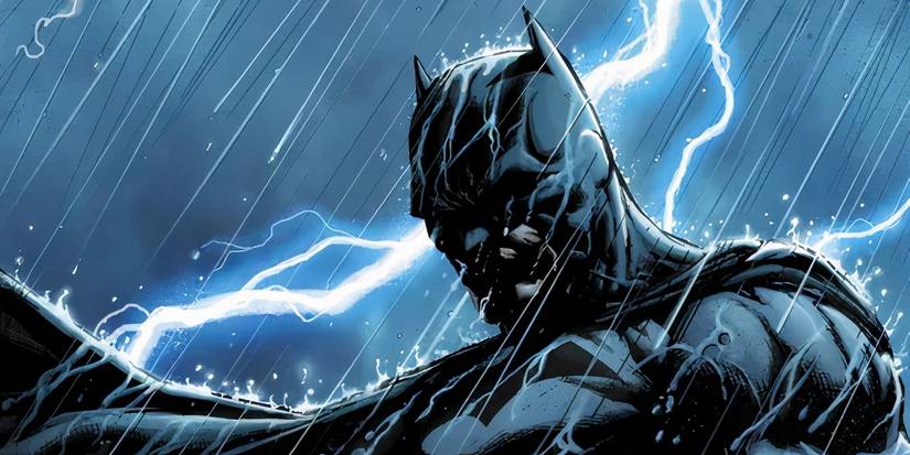 Detective Comics #18 Batman rain sad