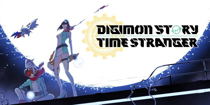 The poster for the upcoming Digimon Story Time Stranger game.