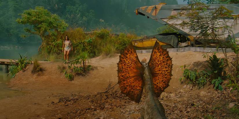 Dilophosaurus in Jurassic World Rebirth