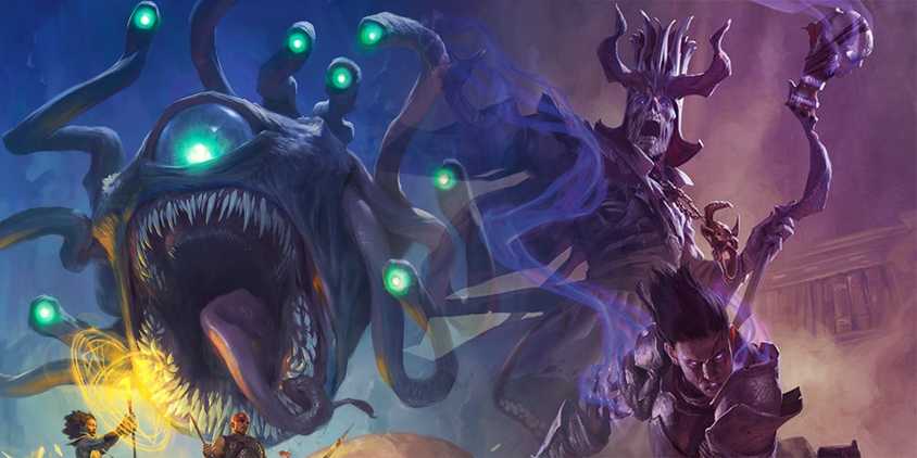 The Beholder from 2025 Monster Manual and Acererak from 2014 Dungeon Master's Guide