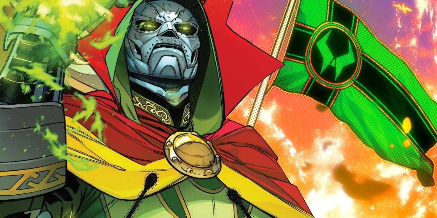 Docotor Doom and Latverian Flag Custom Marvel Image