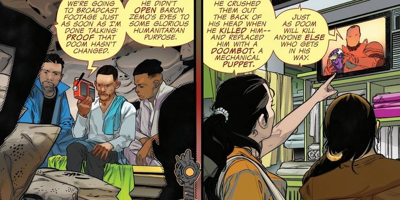 Doctor Doom kills Baron Zemo