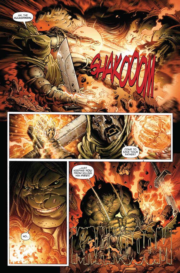 Doctor Doom Battles Sakaar