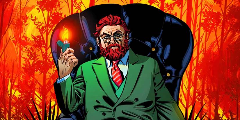 Doctor Faustus with a lighter in Marvel Comics