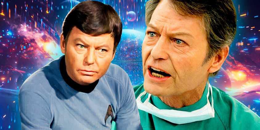 Doctor McCoy in Star Trek 1960s and Star Trek IV The Voyage Home
